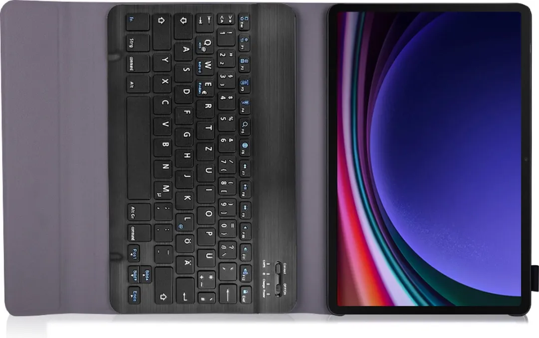 Just in Case QWERTZ Bluetooth Keyboard Case S10 FE/S9/S10 Lite - Zwart - afbeelding 6 van 6