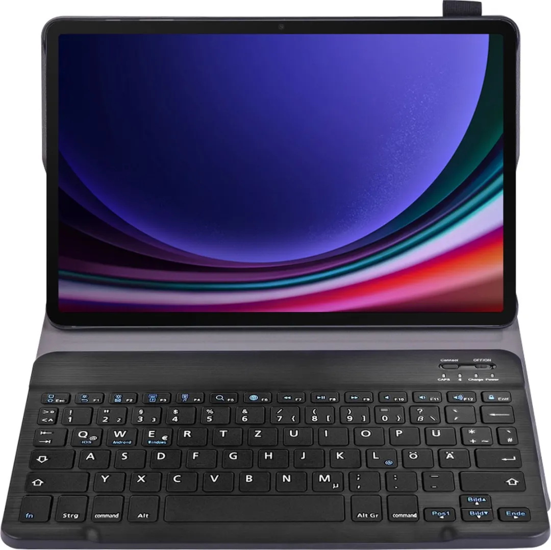 Just in Case QWERTZ Bluetooth Keyboard Case S10 FE/S9/S10 Lite