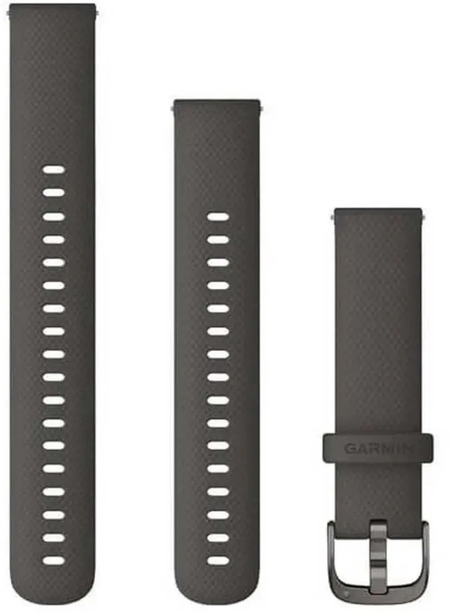 Garmin Quick Release-riem 18mm - Smartwatchbandje - Zwart