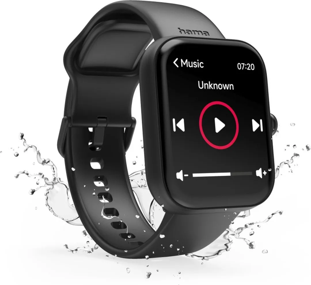 Hama Smartwatch 5000 - 1.65 Inch - 300mAh - Zwart