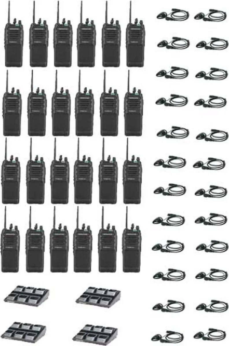 Kenwood TK-3701D Portofoon Set 24 Stuks
