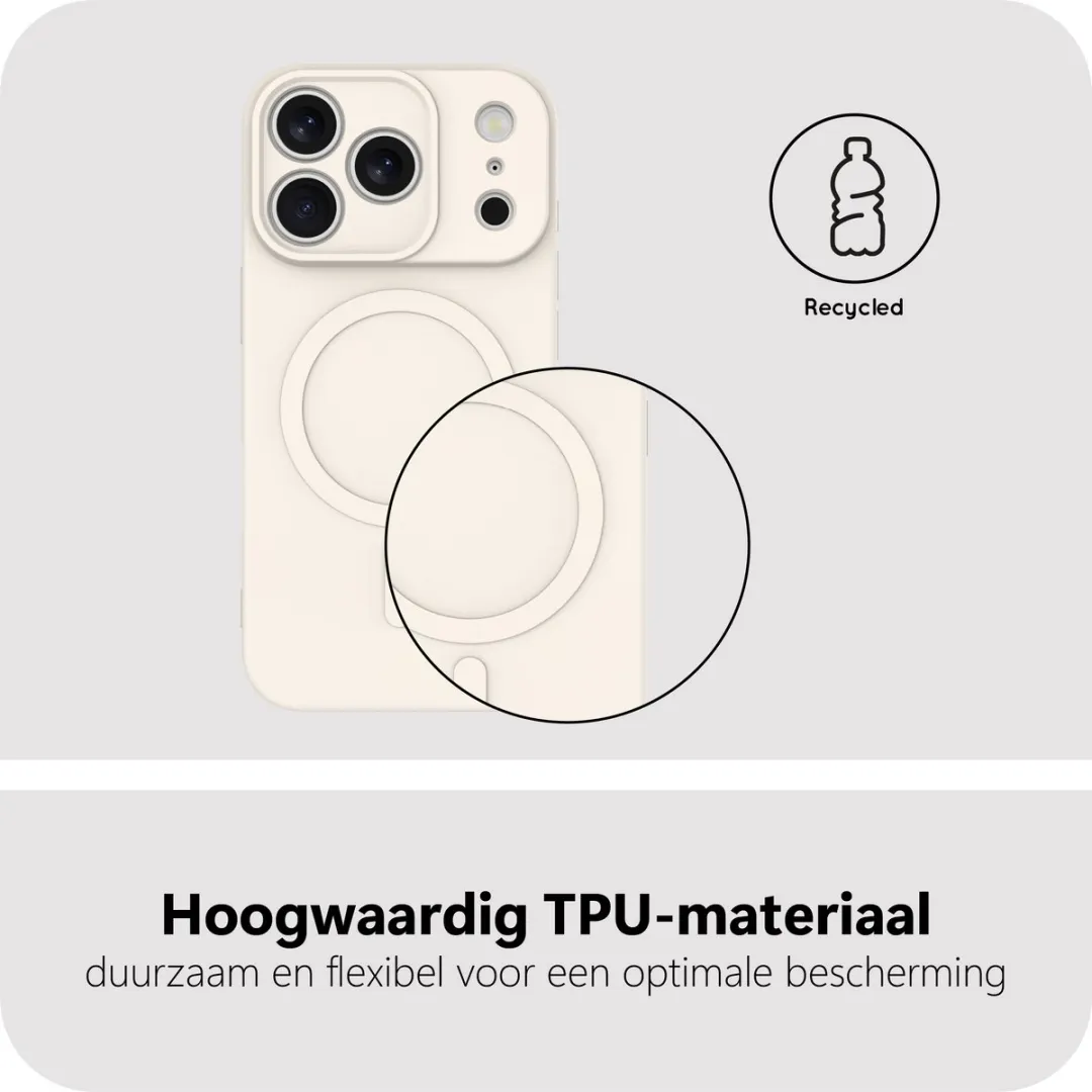 Just in Case iPhone 17 Pro MagSafe Hoesje MAP2762KC10M - Ivory