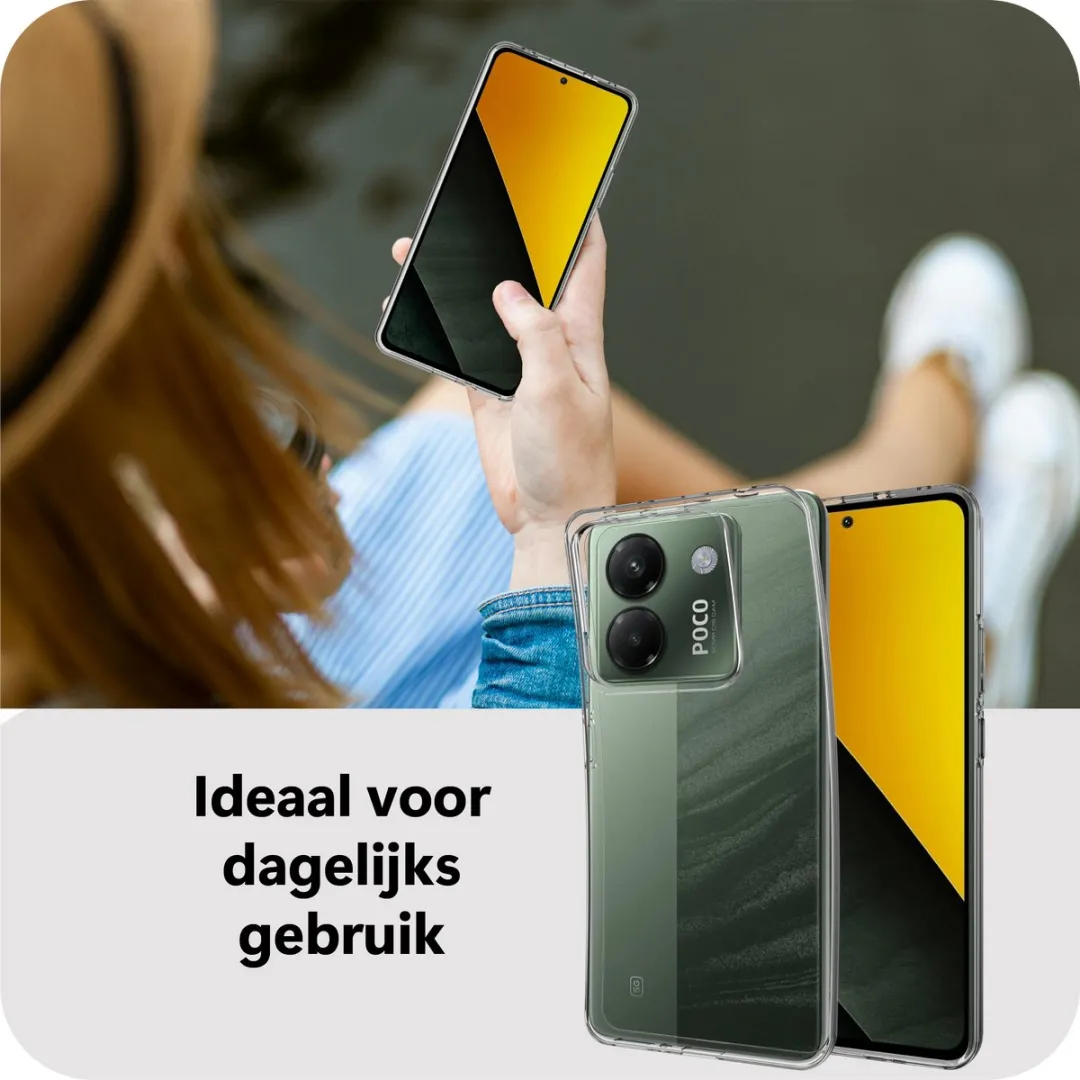 Just in Case Hoesje MXM2800KL0 Xiaomi Poco M6 - Siliconen - Transparant