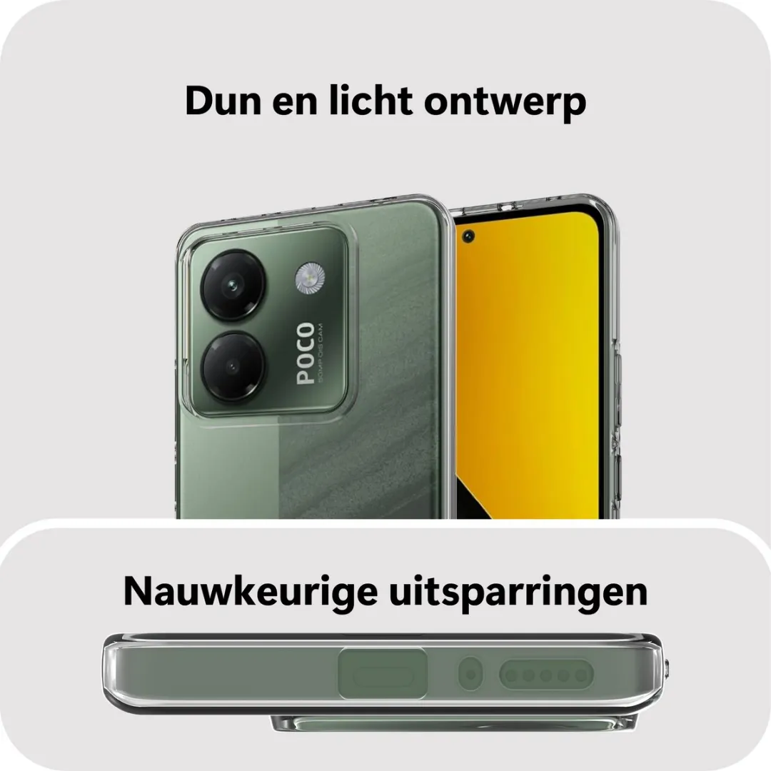 Just in Case Hoesje MXM2800KL0 Xiaomi Poco M6 - Siliconen - Transparant