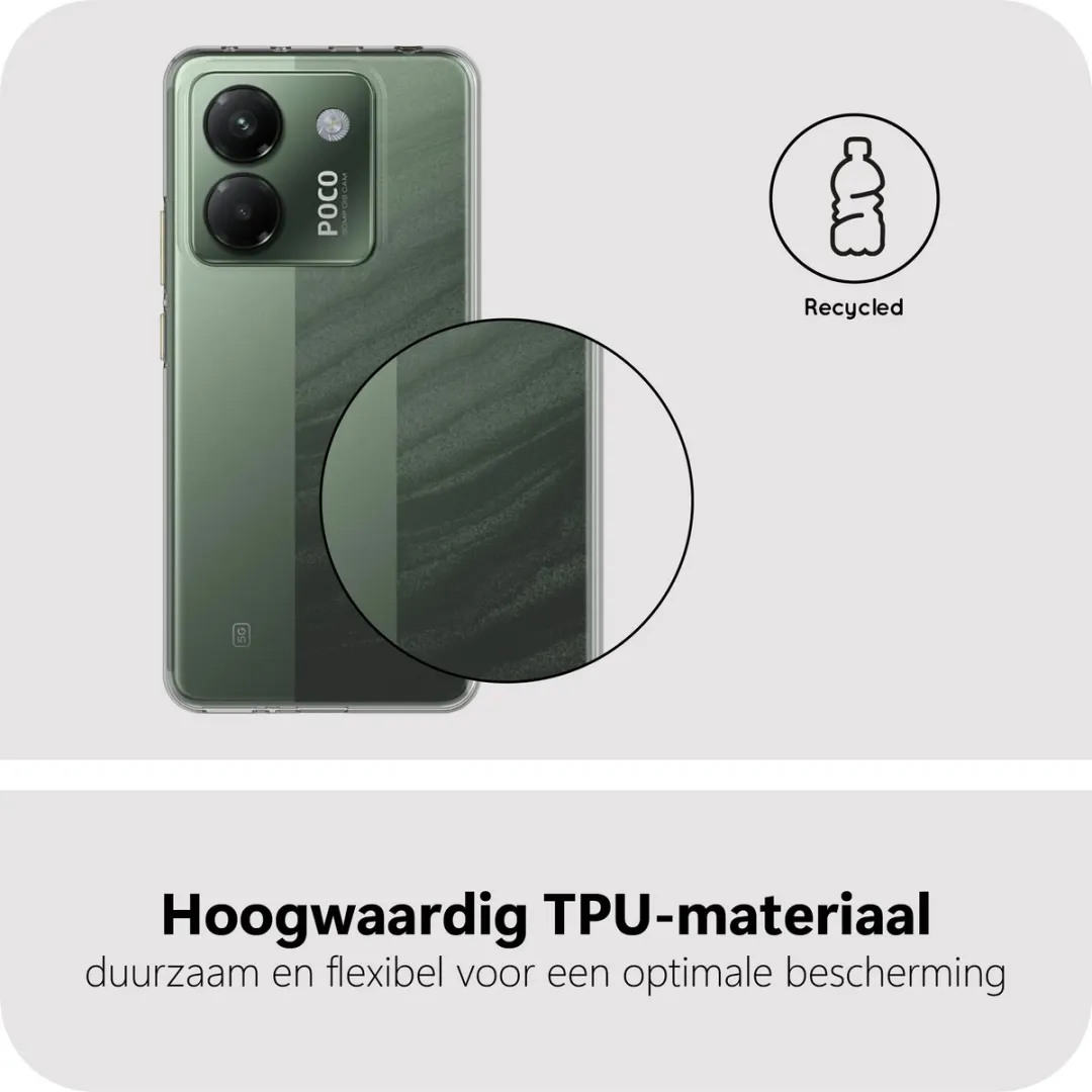 Just in Case Hoesje MXM2800KL0 Xiaomi Poco M6 - Siliconen - Transparant - afbeelding 6 van 6