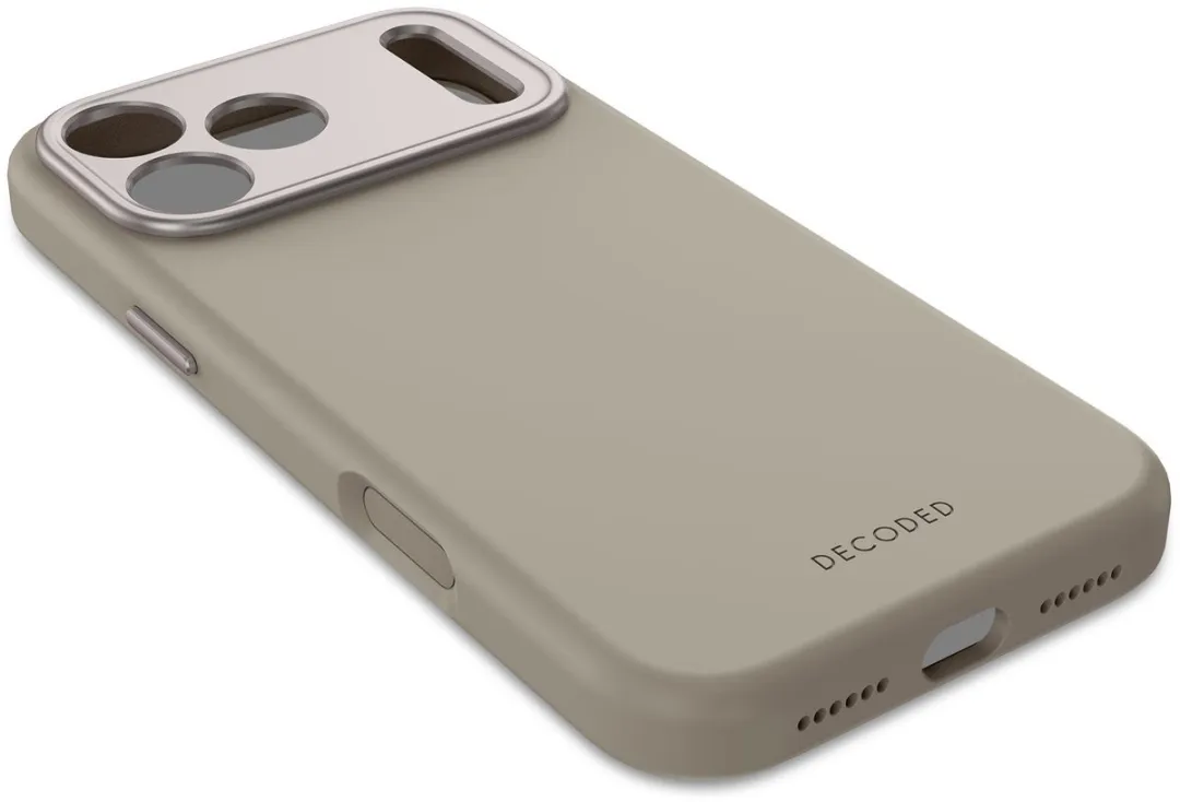 Decoded Siliconen Hoesje iPhone 17 Pro Max - Soft Taupe Beige