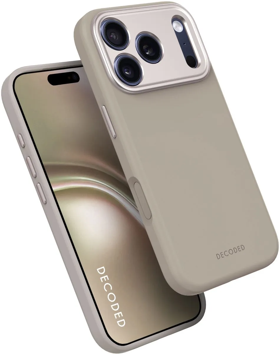 Decoded Siliconen Hoesje iPhone 17 Pro Max - Soft Taupe Beige