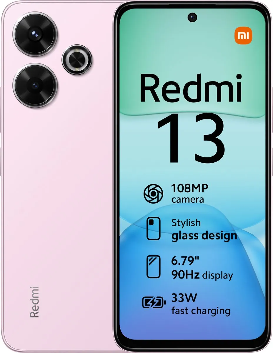 Xiaomi Redmi 13 XIRED13-256-PNK Smartphone - 8GB/256GB - Pearl Roze