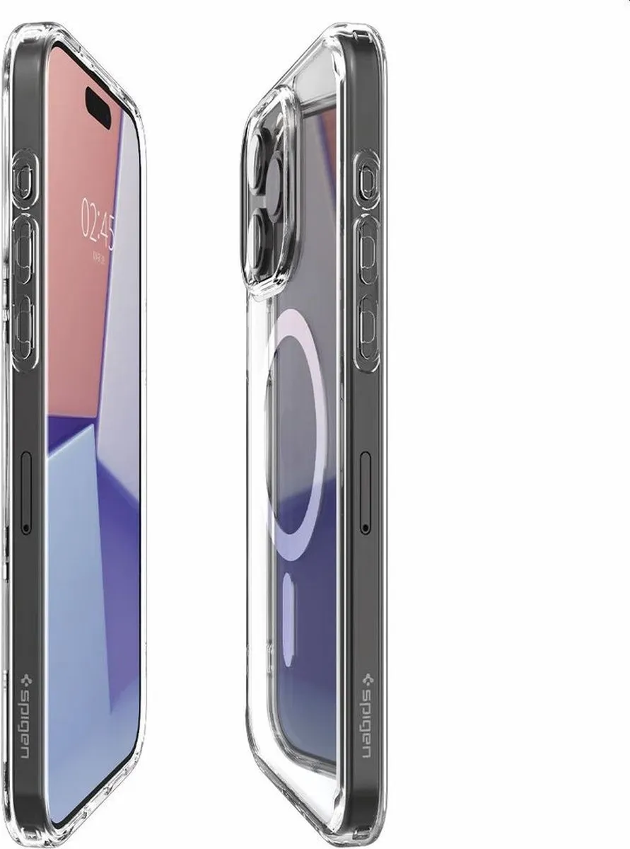 Spigen Ultra Hybrid Magfit ACS06715 Hoesje - iPhone 15 Pro - Wit - afbeelding 6 van 6