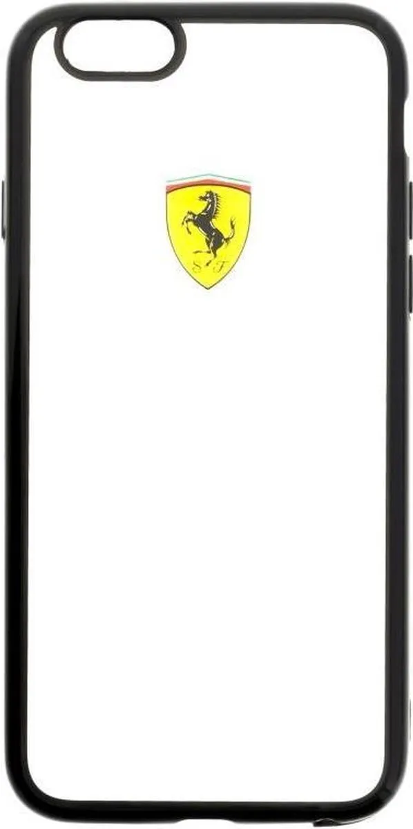 Ferrari Racing Bumper Case - iPhone 6/6S - Transparant/Zwart