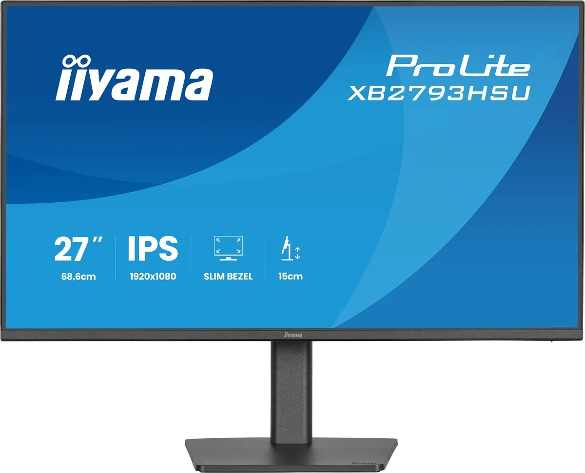 iiyama ProLite XB2793HSU-B1 Monitor 27" Full HD IPS - afbeelding 6 van 6