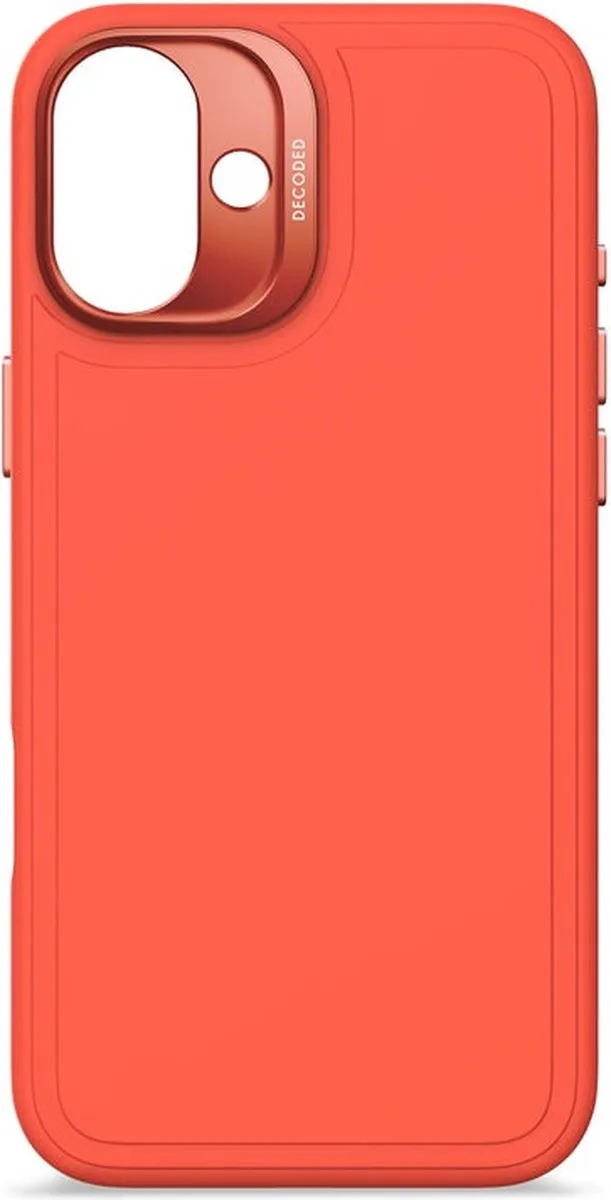 Decoded Siliconen Hoesje iPhone 16 Plus - Tangerine Oranje