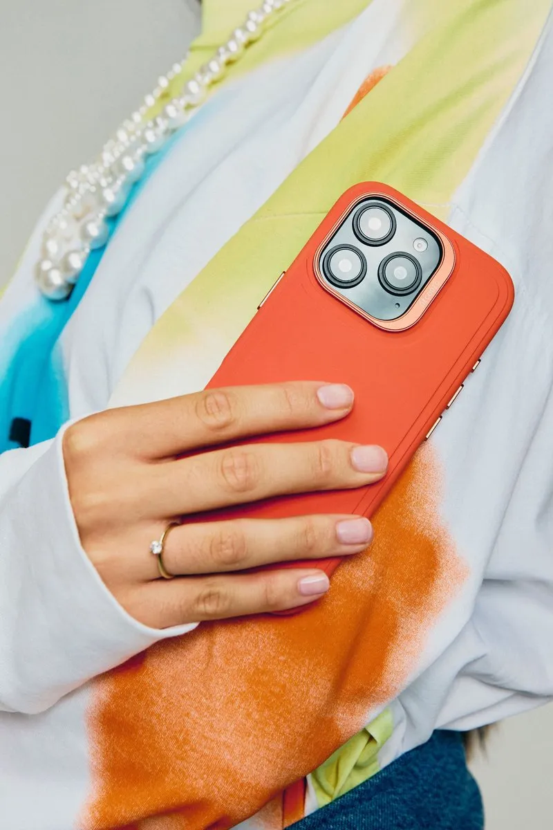 Decoded Siliconen Hoesje iPhone 16 Plus - Tangerine Oranje