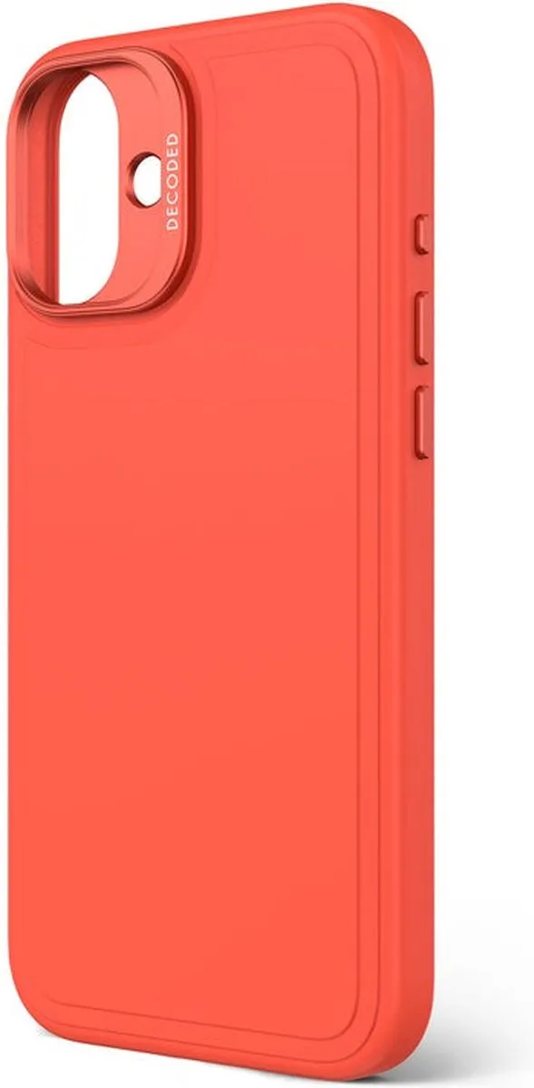 Decoded Siliconen Hoesje iPhone 16 Plus - Tangerine Oranje