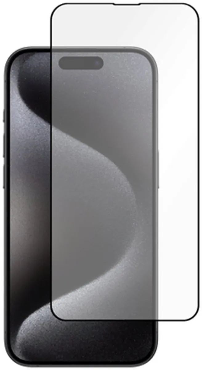 Just in Case iPhone 15 Pro Full Cover Glas Screenprotector