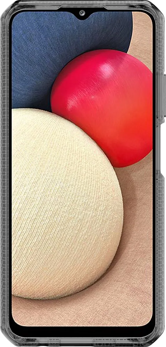 ITSKINS Spectrum Clear Samsung Galaxy A02s/A03s Hoesje - Zwart