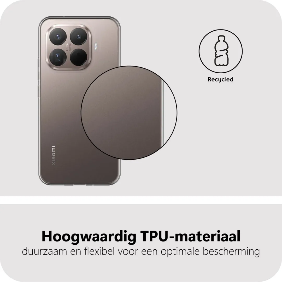 Just in Case Hoesje Xiaomi 15T Pro MXM2827KL0 - Siliconen - Transparant