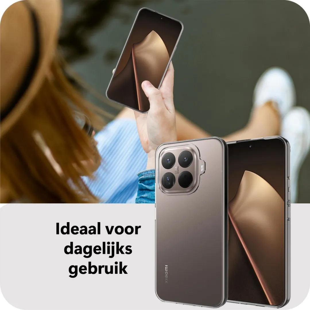 Just in Case Hoesje Xiaomi 15T Pro MXM2827KL0 - Siliconen - Transparant