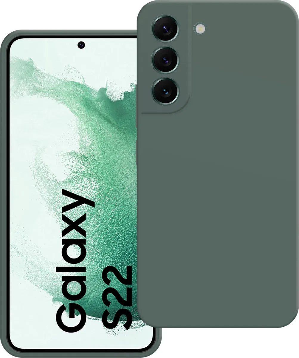 Just in Case Hoesje Samsung Galaxy S22 - Groen - 8063052