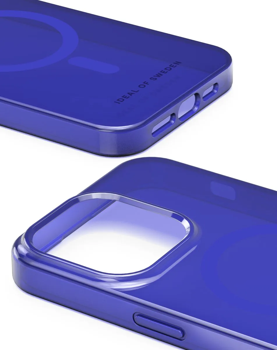 iDeal of Sweden Clear Case iPhone 15 Pro Max - Cobalt Blue - MagSafe