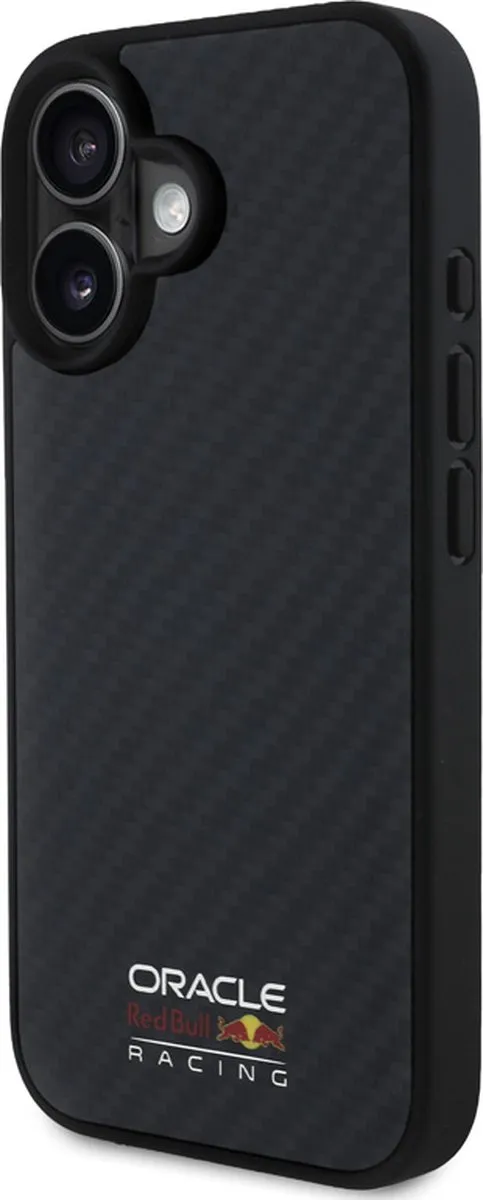 Red Bull Racing iPhone 16 MagSafe Hoesje - Carbon Fiber - Zwart