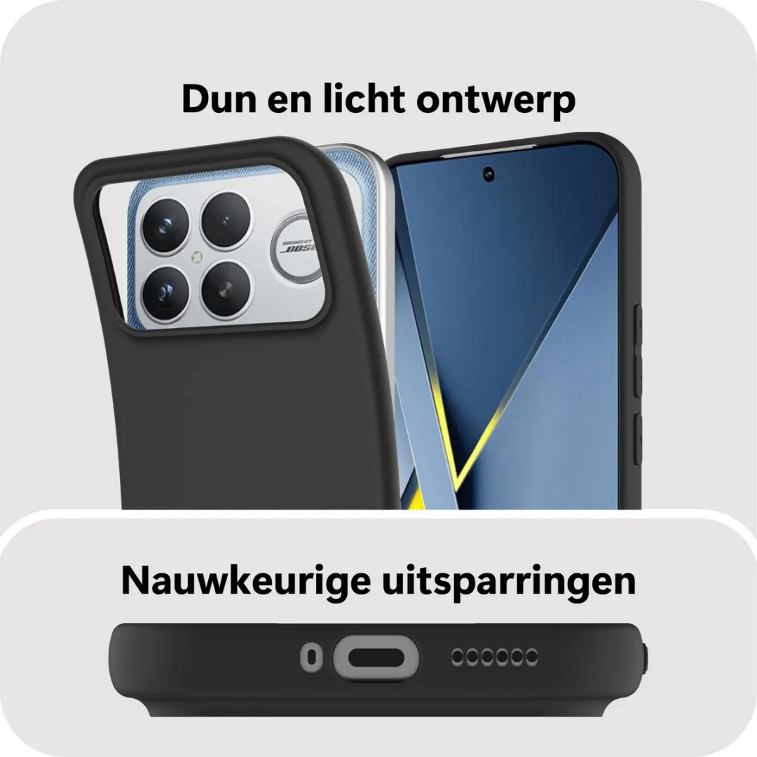 Just in Case Siliconen Hoesje Xiaomi Mi 12 Pro MXM2864KL1 - Zwart