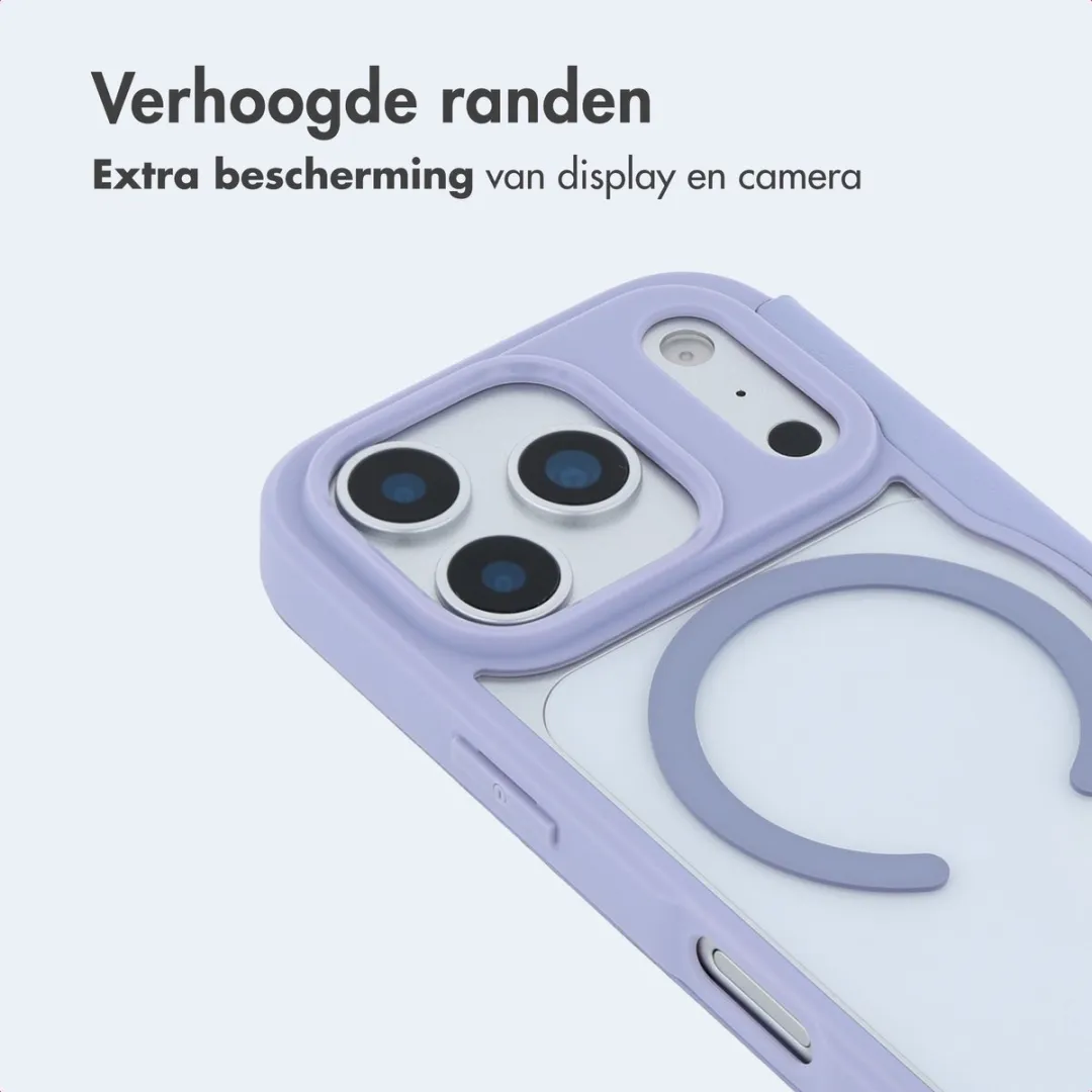 Imoshion iPhone 17 Pro Max Bookcase Hoesje - Transparant Paars - MagSafe - afbeelding 6 van 6