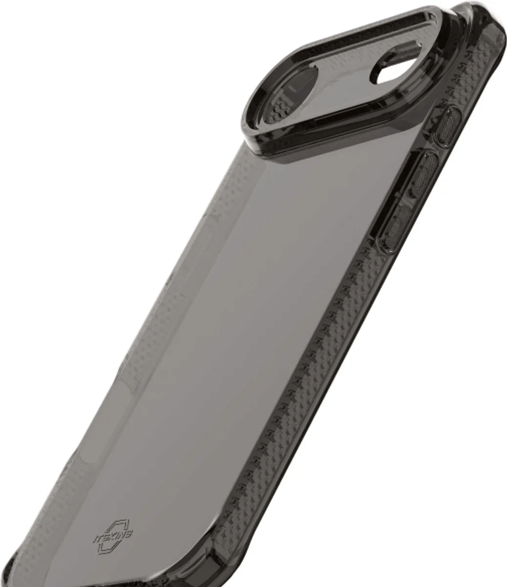 ITSKINS Level 2 SpectrumClear iPhone Air Hoesje - Schokbestendig - Zwart AP7R-SPECM-SMOK