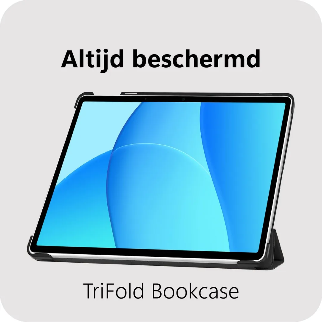Just in Case TOO2786TF1 Tablethoes Oppo Pad SE - TriFold Bookcase - Zwart