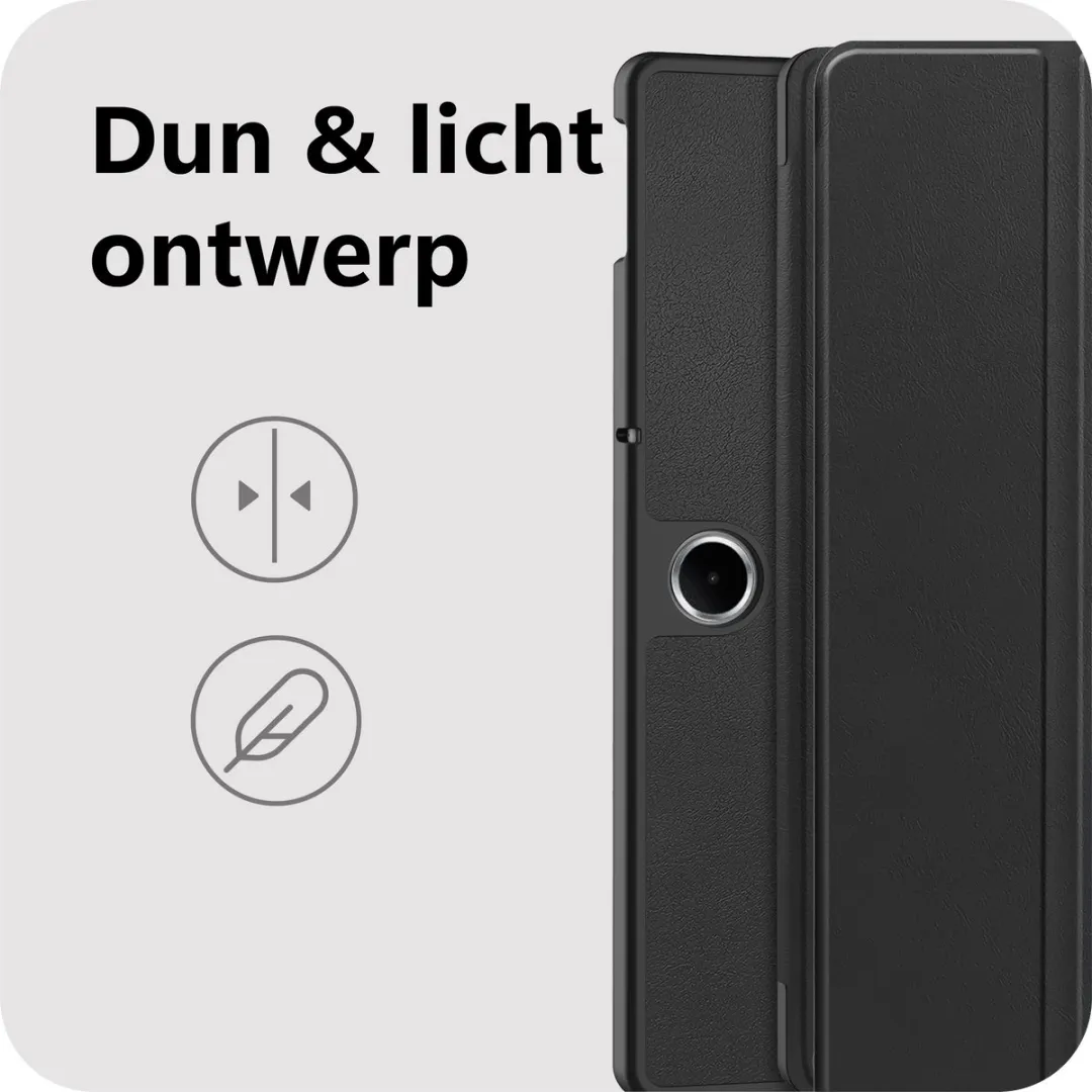 Just in Case TOO2786TF1 Tablethoes Oppo Pad SE - TriFold Bookcase - Zwart