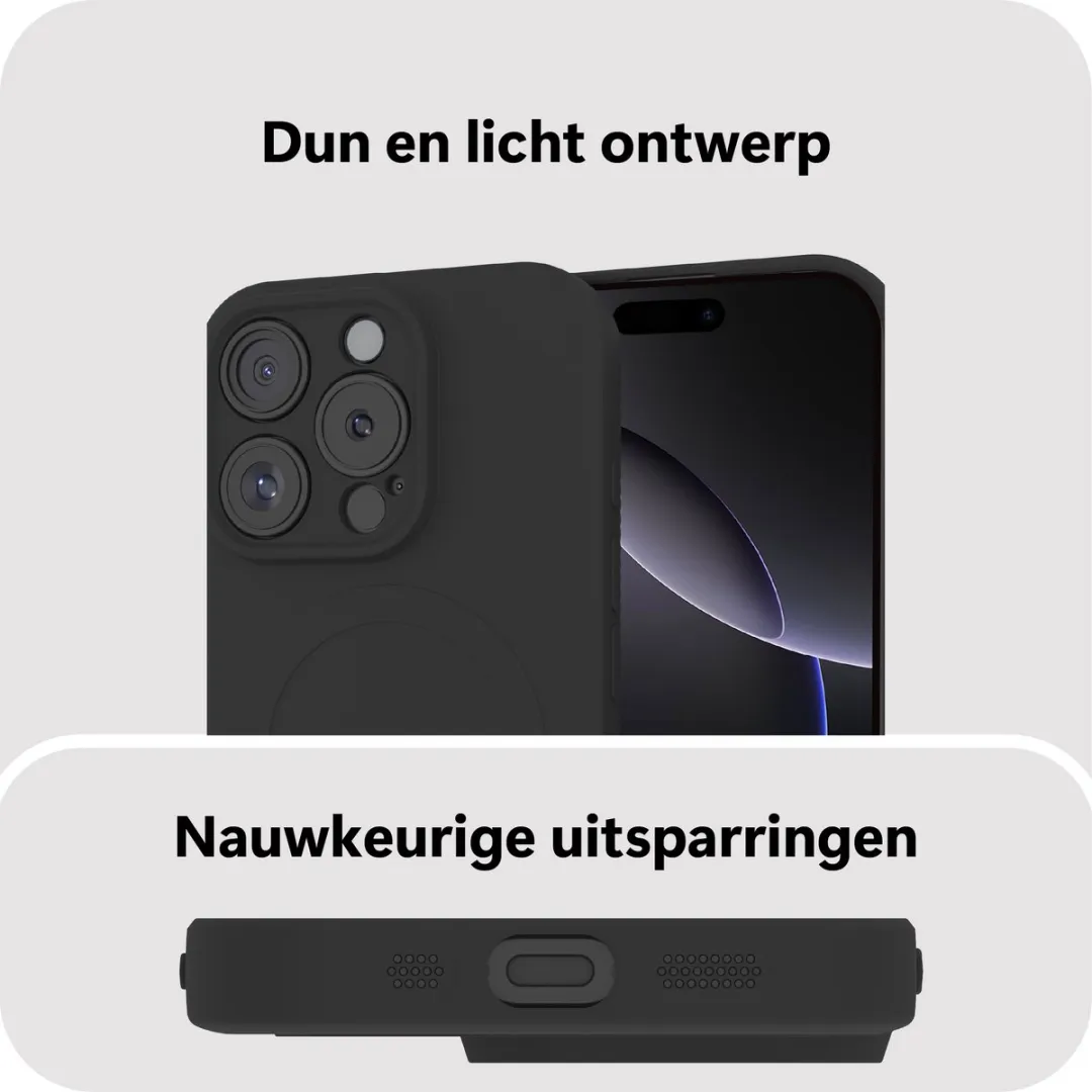 Just in Case iPhone 16 Pro Hoesje 8332608 - Zwart