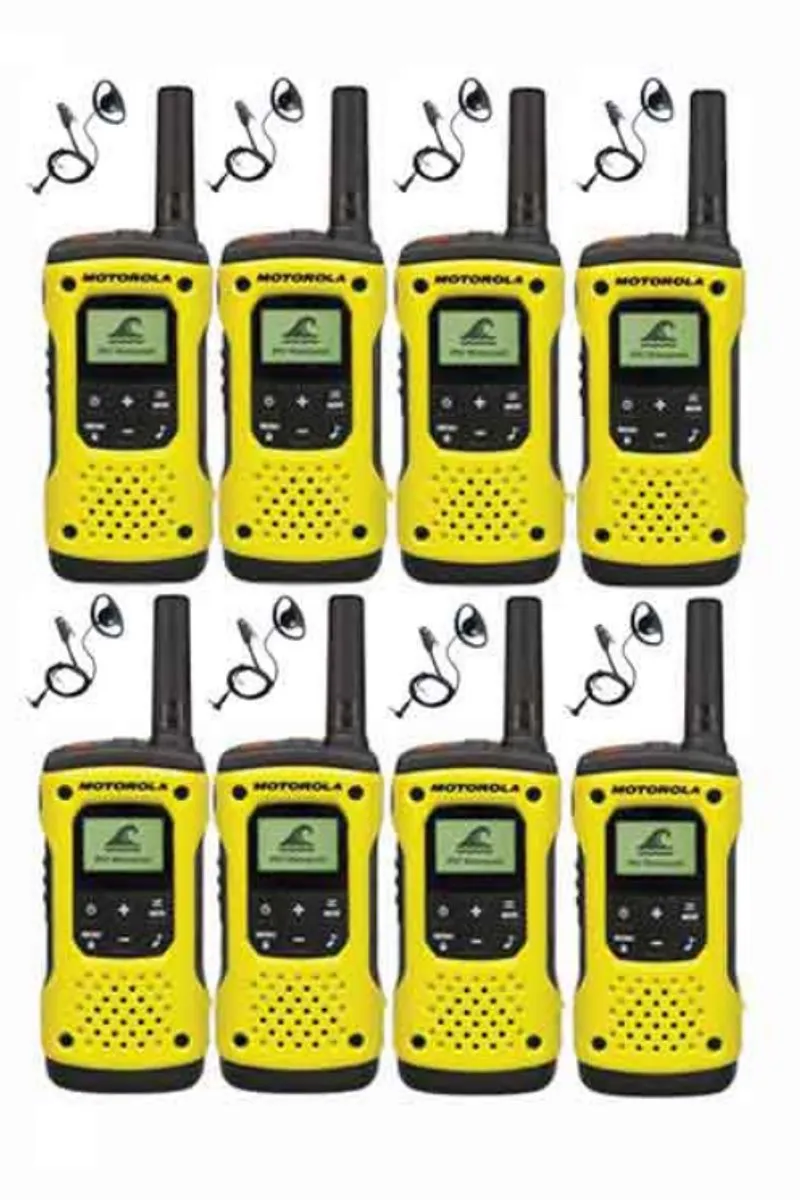 Motorola TLKR T92 H2O Portofoons - 8 Stuks - Geel
