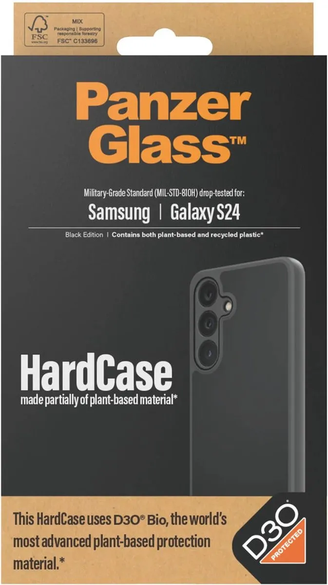 PanzerGlass Samsung Galaxy S24 HardCase D30 - Zwart