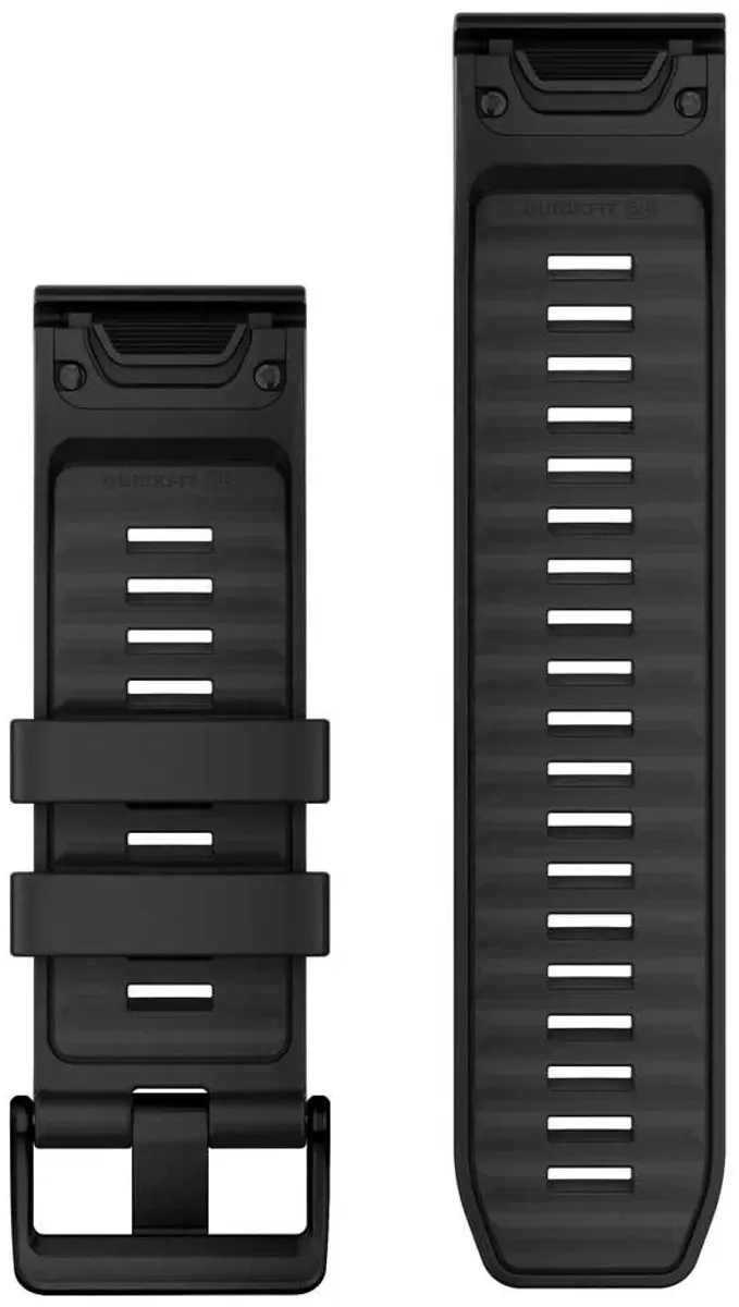 Garmin Quickfit 26 Silicone Riem - 26mm - Zwart