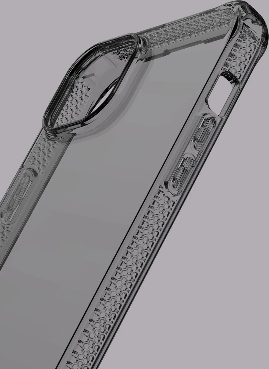 Itskins SpectrumClear-R AP5N-SPECM-SMOK iPhone 15 Hoesje - Zwart/Transparant