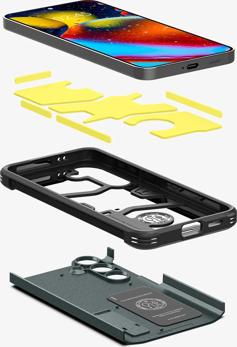 Spigen Tough Armor Hoesje ACS07357 Groen - Kickstand