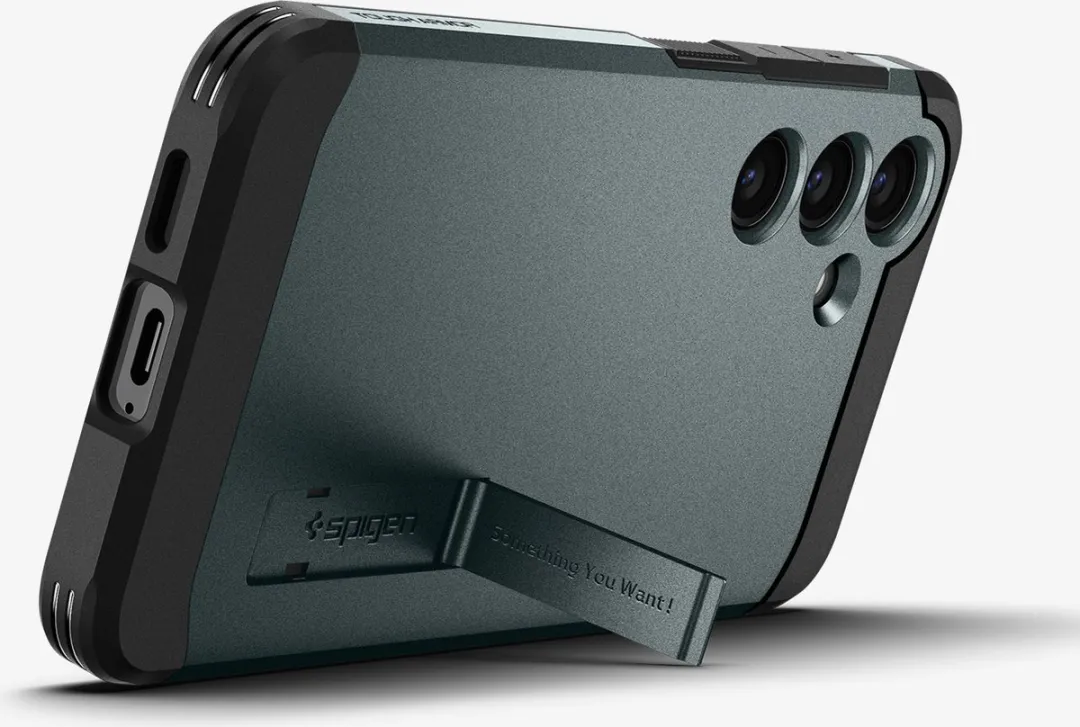 Spigen Tough Armor Hoesje ACS07357 Groen - Kickstand