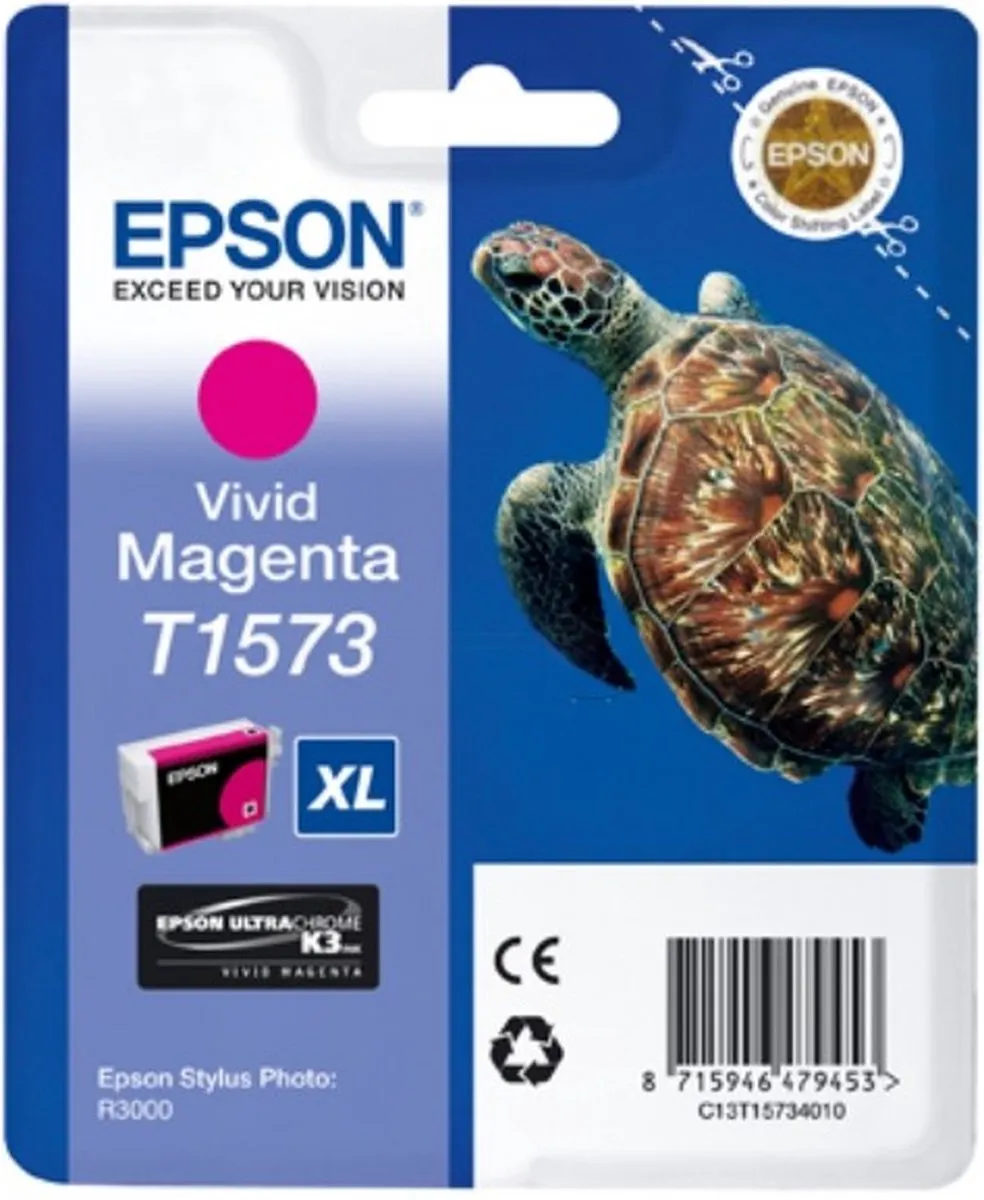 Epson T1573 Magenta Inktcartridge XL 25ml