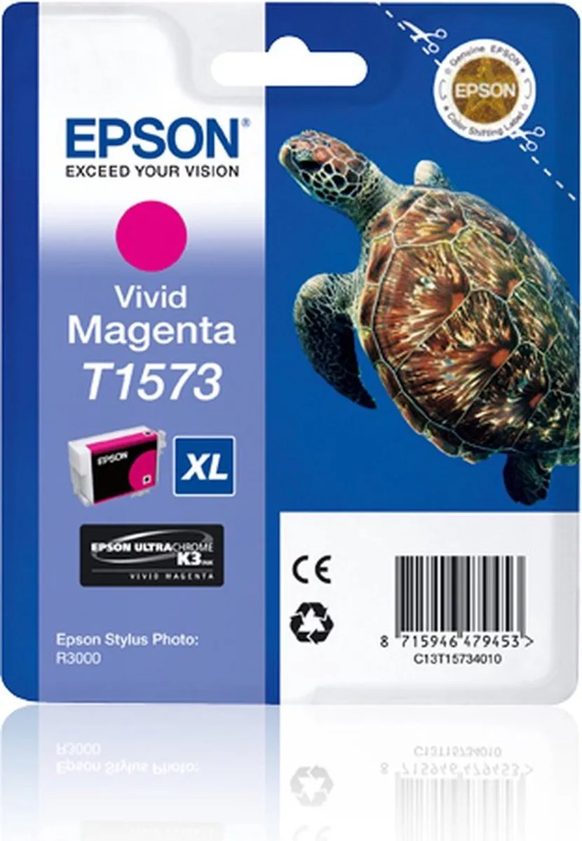 Epson T1573 Magenta Inktcartridge XL 25ml