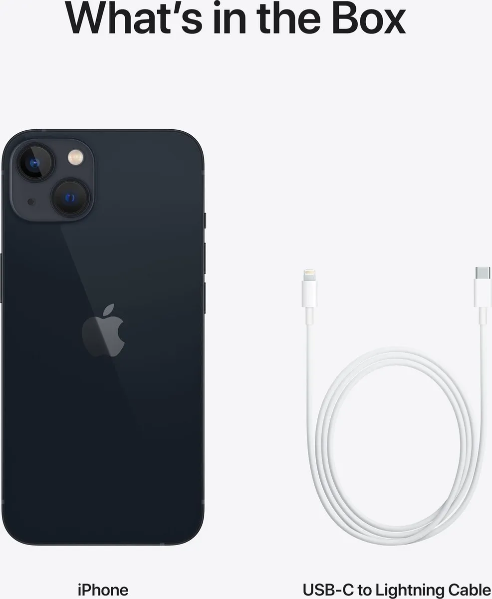 Apple iPhone 13 MLQ63ZD/A - 256GB - Middernacht