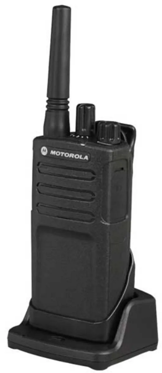 Motorola XT420 Portofoon - 12 Stuks (met oortjes & multilader) - Zwart