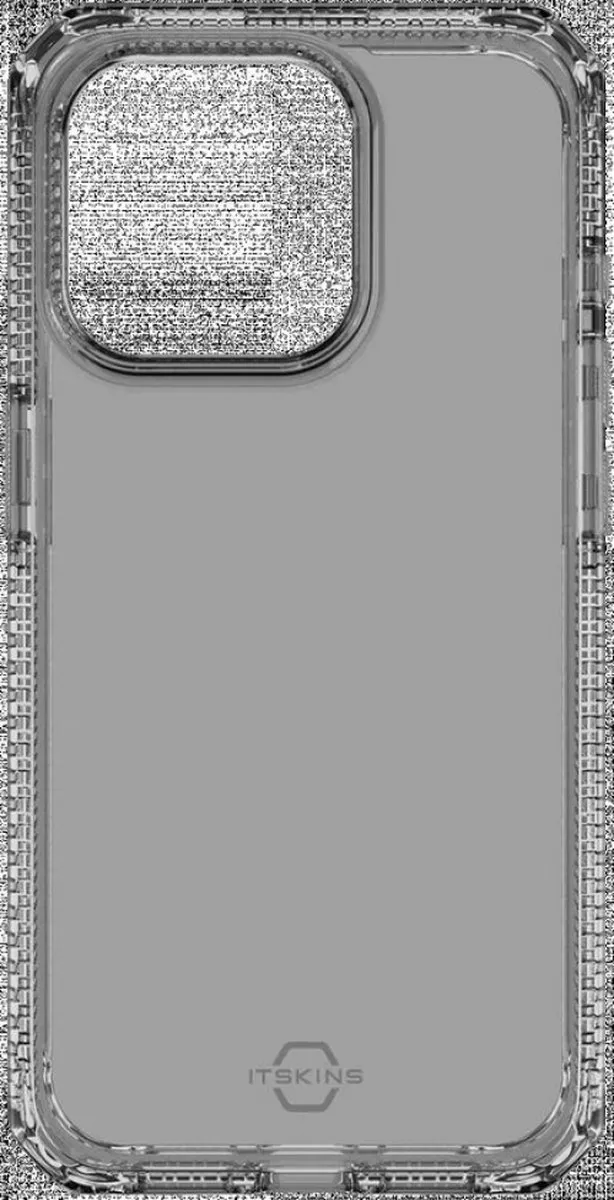 ITSKINS Spectrum R Clear iPhone 15 Pro Max Hoesje - AP5U-SPECM-SMOK - Zwart/Transparant