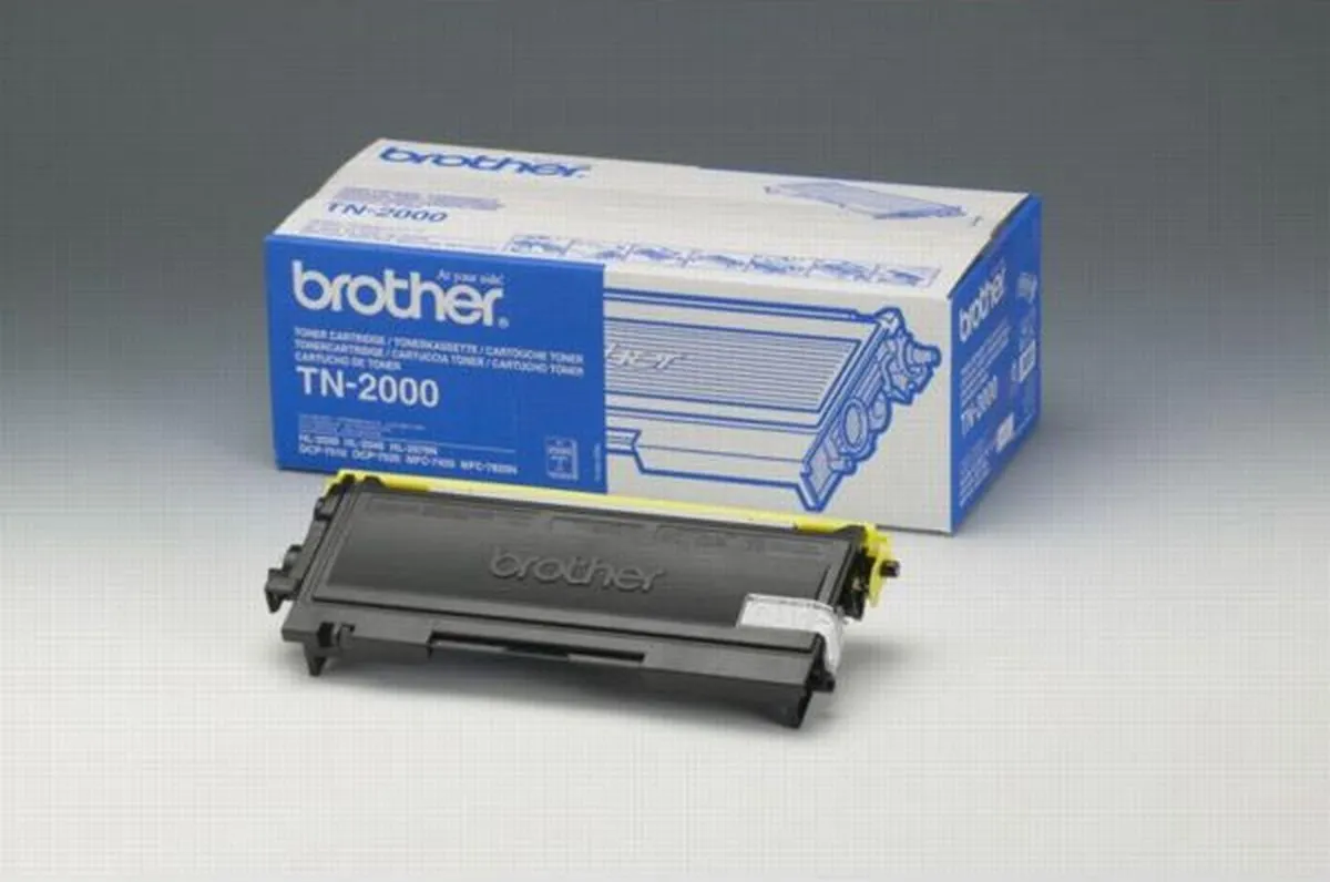 Brother TN-2000 Toner - 2500 Pagina's - Zwart