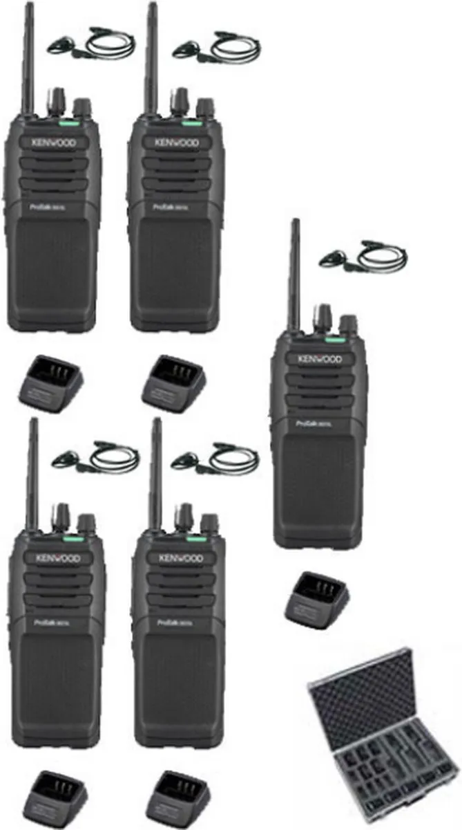 Kenwood TK-3701D Set 5 Handsets