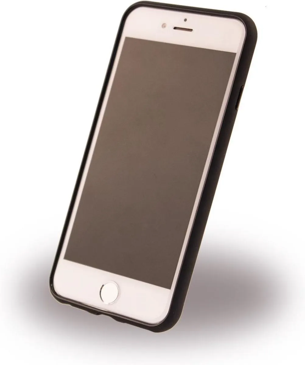 Ferrari Transparant Hoesje iPhone 7/8/SE 2020/2022 - Zwart
