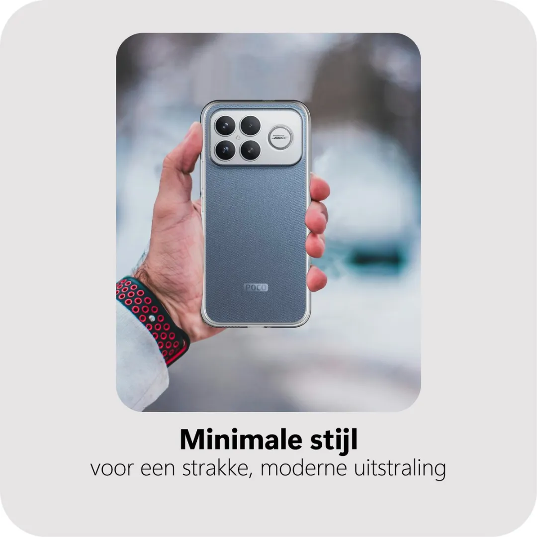 Just in Case Siliconen Hoesje Xiaomi Poco F6 Pro MXM2864KL0 - Transparant