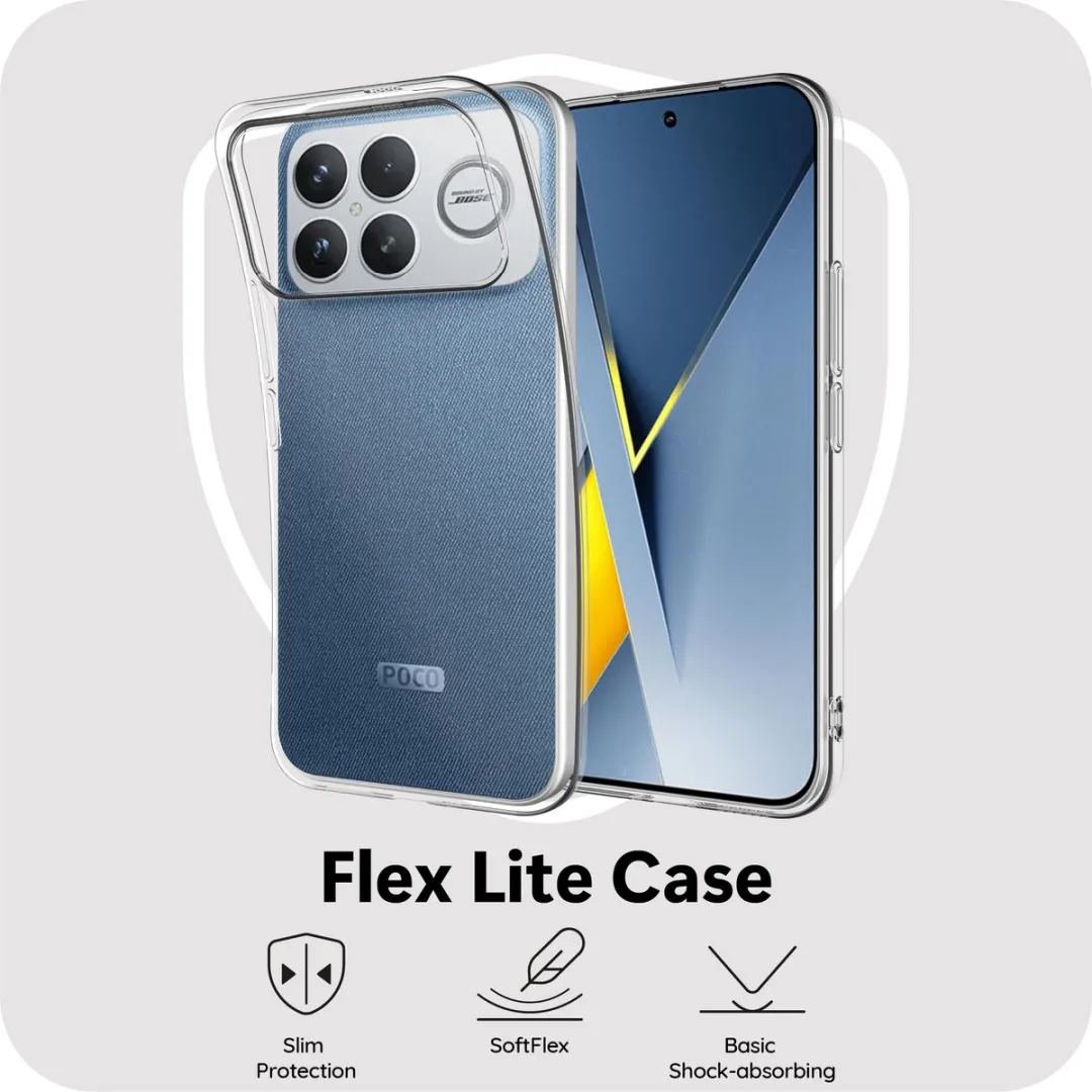 Just in Case Siliconen Hoesje Xiaomi Poco F6 Pro MXM2864KL0 - Transparant