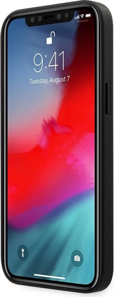 Ferrari iPhone 12 Pro Max Hoesje - Effen Rood Kunstleer