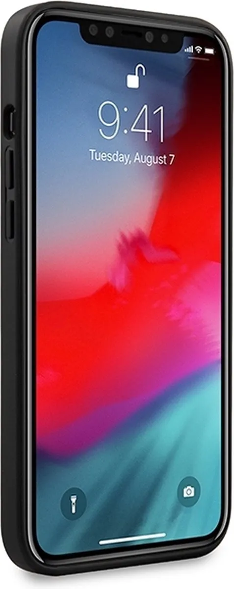 Ferrari iPhone 12 Pro Max Hoesje - Effen Rood Kunstleer