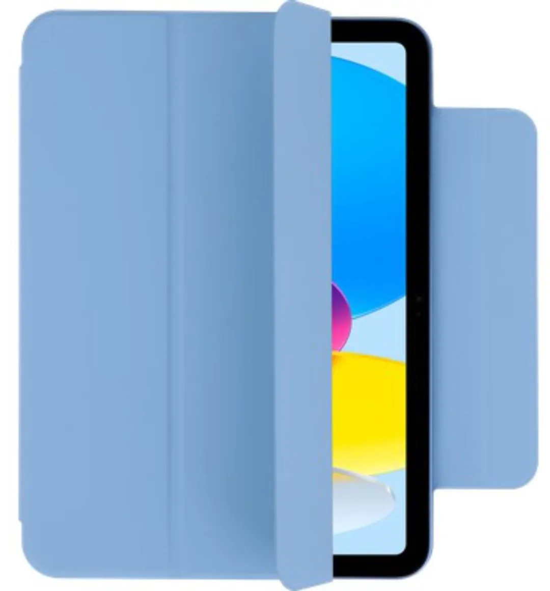 Just in Case iPad 11/10e Gen TriFold Bookcase Hoes - Blauw - afbeelding 6 van 6